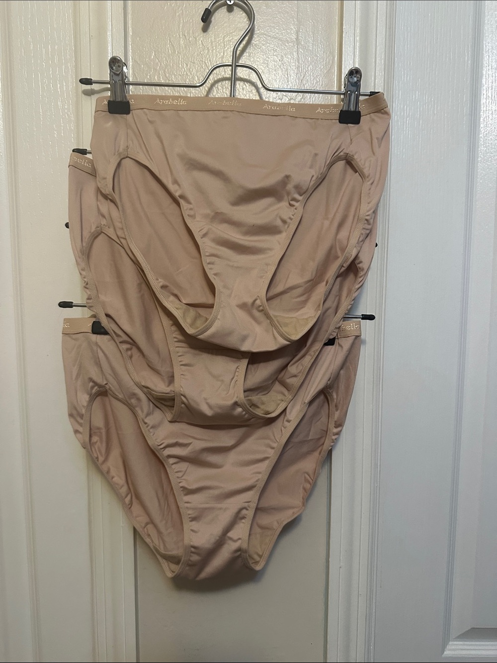 Annabelle Women's High-Cut Briefs - Beige (3-Pack)